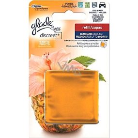 Glade Exotic Fruits Discreet osvěžovač vzduchu náhradní náplň 8 g