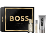 Hugo Boss Boss Bottled parfémovaná voda 100 ml + parfémovaná voda 10 ml + sprchový gel 100 ml, dárková sada pro muže