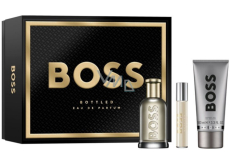 Hugo Boss Boss Bottled parfémovaná voda 100 ml + parfémovaná voda 10 ml + sprchový gel 100 ml, dárková sada pro muže