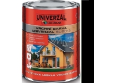 Colorlak Univerzal SU2013 syntetická lesklá vrchní barva Černá 0,6 l