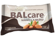 Balcare Mandle a Mléko tuhé toaletní mýdlo 100 g