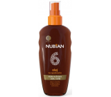 Nubian OF6 Olej na opalování nízká ochrana sprej 150 ml