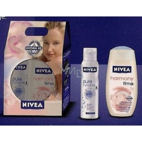 Nivea Harmony Time sprchový gel 250 ml + antiperspirant sprej 250 ml, pro ženy kosmetická sada