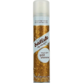 Batiste Sexy & Glam Gold Shimmer suchý šampon na vlasy pro objem a lesk 200 ml