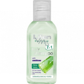 Lilien Aloe Vera 2v1 šampon a kondicionér pro všechny typy vlasů 50 ml cestovní balení