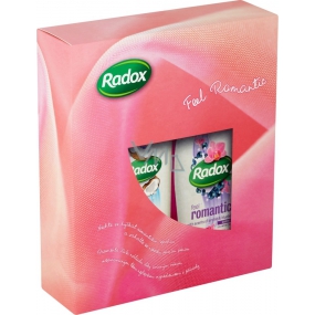 Radox Feel Romantic sprchový gel 250 ml + Feel Heavenly pěna do koupele 500 ml, kosmetická sada