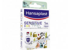 Hansaplast Sensitive Kids Zvířátka náplast s dětským motivem 1 m x 6 cm