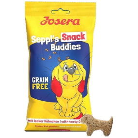 Josera Seppl´s Snack Buddies s kuřetem, bramborem a hráškem doplňkové krmivo pro psy 150 g