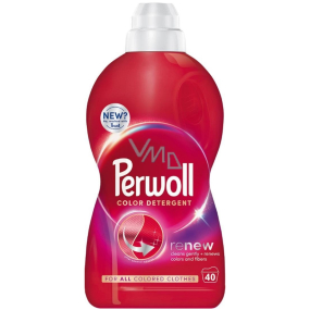 Perwoll Renew Color prací gel na barevné prádlo, ochrana před ztrátou tvaru a zachování intenzity barvy 40 dávek 2 l