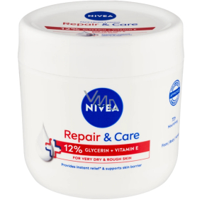 Nivea Repair & Care 12% Glycerin + vitamin E tělový krém 400 ml