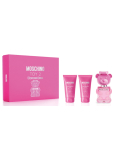 Moschino Toy 2 Bubble Gum toaletní voda 50 ml + tělové mléko 50 ml + sprchový gel 50 ml, dárková sada pro ženy