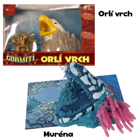 Gormiti Muréna / Orlí vrch hrací set s 1 figurkou, doporučený věk 4+