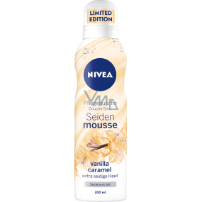 Nivea Silk Mousse Vanilka a karamel pečující sprchová pěna 200 ml