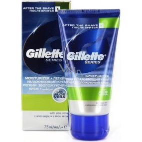 Gillette Series Aloe Vera hydratační krém po holení, pro muže 75 ml