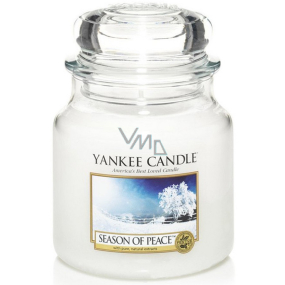 Yankee Candle Season Of Peace - Období míru vonná svíčka Classic malá sklo 104 g