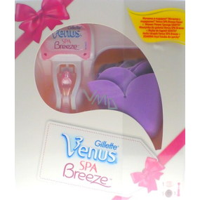 Gillette Venus Spa Breeze holicí strojek 1 kus + mycí houba 1 kus, kosmetická sada, pro ženy