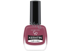 Golden Rose Keratin Nail Color lak na nehty 63 Brown 10,5 ml