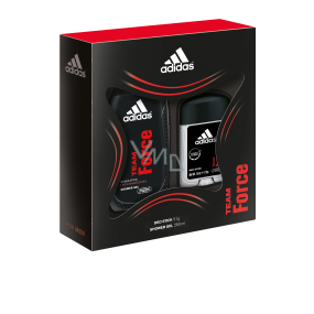 Adidas Team Force deodorant stick pro muže 51 g + sprchový gel 250 ml, kosmetická sada