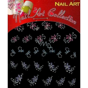 Absolute Cosmetics Nail Art samolepicí 3D nálepky na nehty GS22 1 aršík