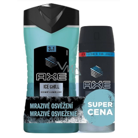 Axe Ice Chill sprchový gel 250 ml + deodorant sprej pro muže 150 ml, duopack