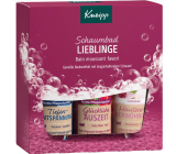 Kneipp Šťastné koupání pěna do koupele Hluboké uvolnění 100 ml + Staré dobré časy 100 ml + Mandlové květy 100 ml, kosmetická sada