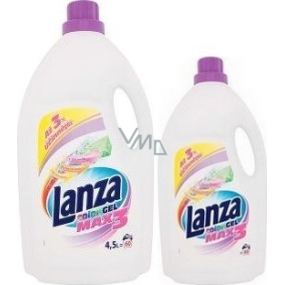 Lanza Max3 Color gel tekutý prací prostředek na barevné prádlo 4,5 l + 1,5 l