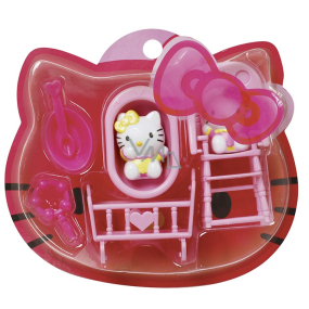 Hello Kitty Hrací set se 2 figurkami a doplňky různé druhy, doporučený věk 3+