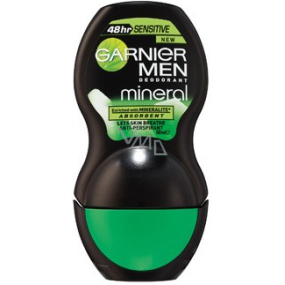 Garnier Men Mineral Sensitive kuličkový deodorant roll-on pro muže 50 ml