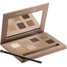 Bourjois Rue du Café 4in1 paletka na oči 02 Chocolat Nude Edition 7,68 g