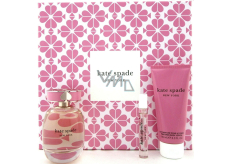 Kate Spade New York parfémovaná voda 100 ml + parfémovaná voda 7,5 ml miniatura + tělové mléko 100 ml, dárková sada pro ženy