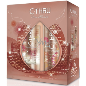 C-Thru Pure Illusion toaletní voda 30 ml + deodorant sprej 150 ml, pro ženy dárková sada