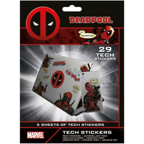 Epee Merch Marvel Deadpool Samolepky sada 29 kusů