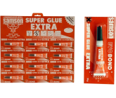 Samson Super Glue tekuté sekundové lepidlo červené 12 x 3 g