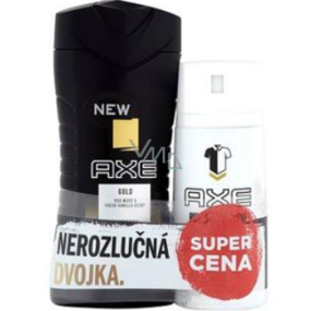 Axe Gold sprchový gel 250 ml + deodorant sprej pro muže 150 ml, duopack