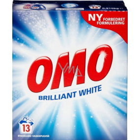 Omo Brilliant White prášek na praní, bílé prádlo 13 dávek 0,91 kg