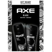 Axe Black sprchový gel 250 ml + deodorant sprej 150 ml, kosmetická sada pro muže