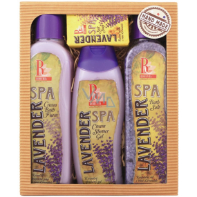 Bohemia Gifts Spa Lavender pěna do koupele 500 ml + sprchový gel 300 ml + sůl do koupele 600 g + mýdlo 100 g, kosmetická sada