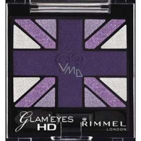 Rimmel London Glam Eyes HD Eyeshadow oční stíny 006 Purple Reign 2,5 g