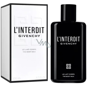 Givenchy L´Interdit tělové mléko pro ženy 200 ml