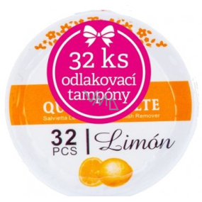 Moje Citron jednorázové odlakovací tampony s vůní 32 kusů