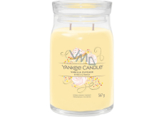 Yankee Candle Vanilla Cupcake - Vanilkový košíček vonná svíčka Signature velká sklo 2 knoty 567 g