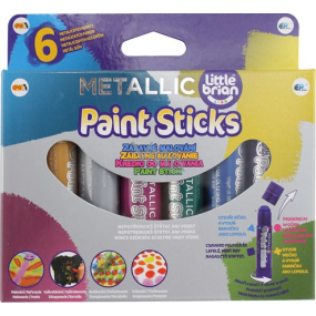 EP Line Little Brian Paint Sticks metalické barvy 6 kusů