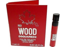 Dsquared2 Red Wood toaletní voda pro ženy 1 ml s rozprašovačem, vialka