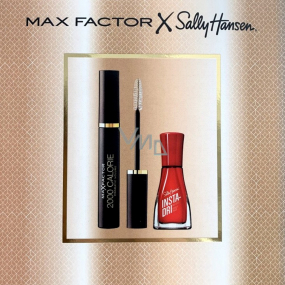 Max Factor 2000 Calorie Dramatic Volume řasenka 01 Black 9 ml + Sally Hansen Insta-Dri lak na nehty 383 9,2 ml, kosmetická sada pro ženy