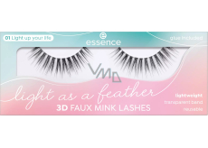 Essence Light as a Feather 3D Faux Mink umělé řasy 01 Light up your life 1 pár