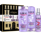 Loreal Paris Elseve Hyaluron Plump 72h hydratační šampon pro dehydratované vlasy 250 ml + hydratační balzám pro dehydratované vlasy 200 ml + hydratační sérum pro dehydratované vlasy sprej 150 ml, kosmetická sada