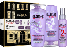 Loreal Paris Elseve Hyaluron Plump 72h hydratační šampon pro dehydratované vlasy 250 ml + hydratační balzám pro dehydratované vlasy 200 ml + hydratační sérum pro dehydratované vlasy sprej 150 ml, kosmetická sada