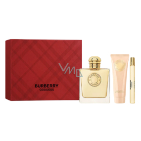 Burberry Goddess parfémovaná voda 100 ml + tělové mléko 75 ml + parfémovaná voda 10 ml, dárková sada pro ženy