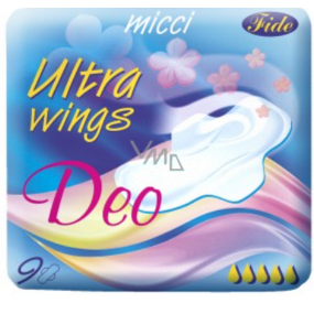 Micci Ultra Wings Deo intimní vložky s křidélky 9 kusů