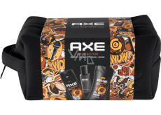 Axe etue Dark Temptation deodorant sprej 150 ml + sprchový gel 250 ml + balzám po holení 100 ml + kosmetická taška, kosmetická sada pro muže